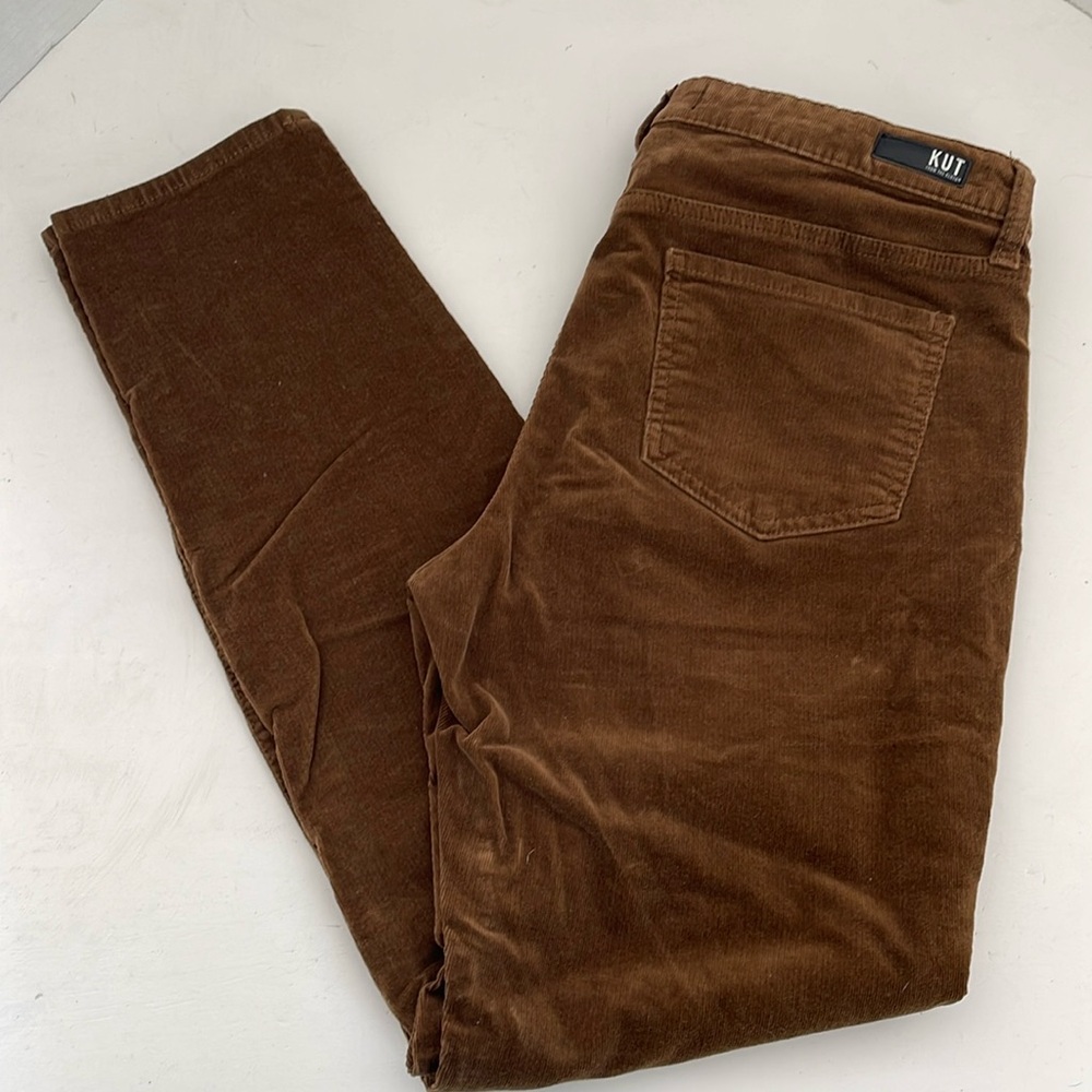 KUT FROM THE KLOTH Gorgeous Chestnut Corduroy Skinny